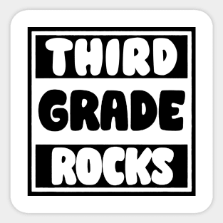 third grade Sticker